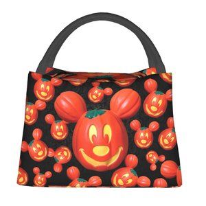 Pumpkin Mickey Mouse Unique Insulated Lunch Bag Disney World Halloween NWOT